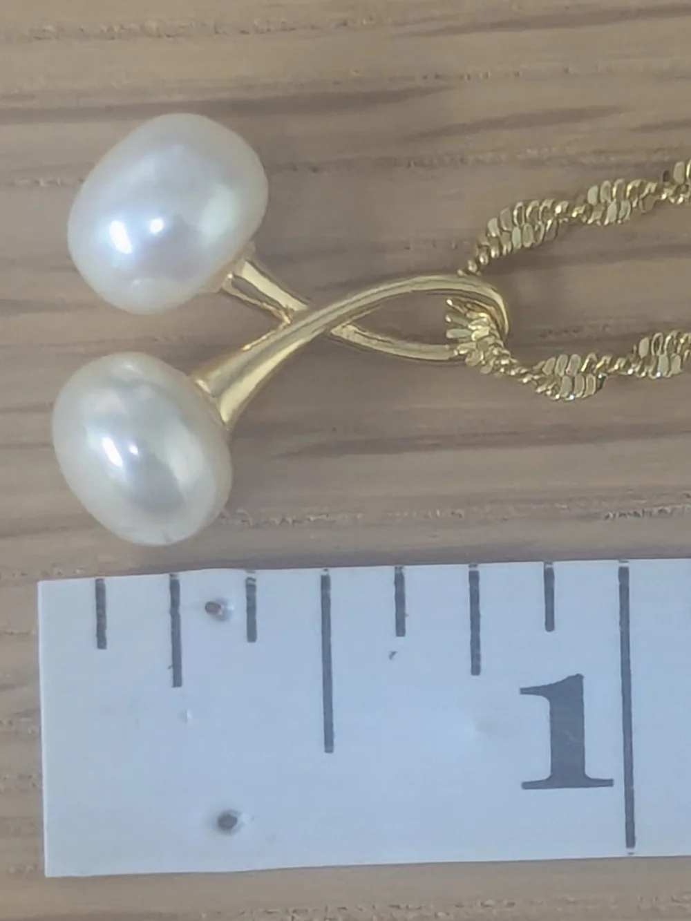 Cultured Pearl Twist Necklace 18” | 18K Gold Plated Rope Chain | June Birthstone